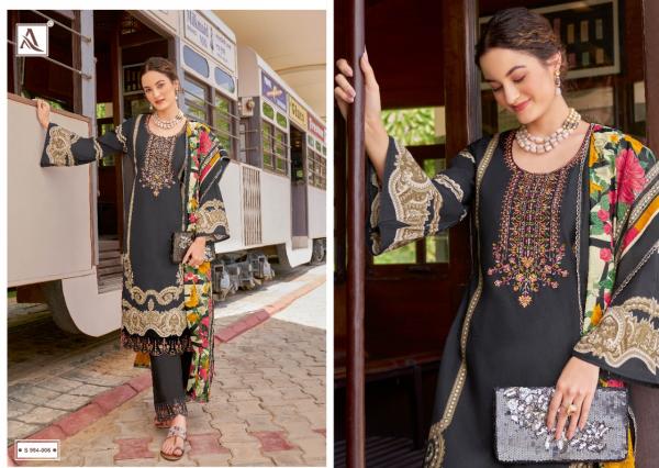 Alok Qurbat Edition 5 Cambric Cotton Designer Dress Material